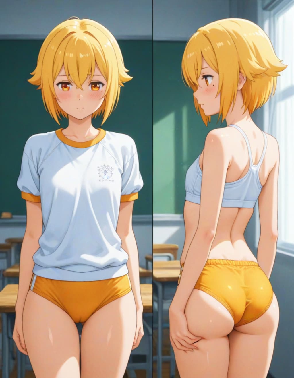 ブルマ＆体操服カタログ橙（黄？）