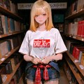 本屋でのカート・コバーン好きの女 2枚目