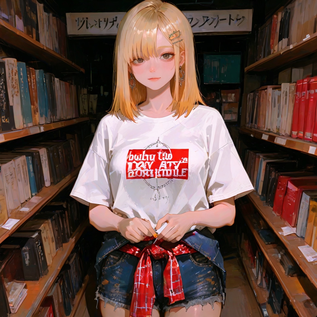 本屋でのカート・コバーン好きの女