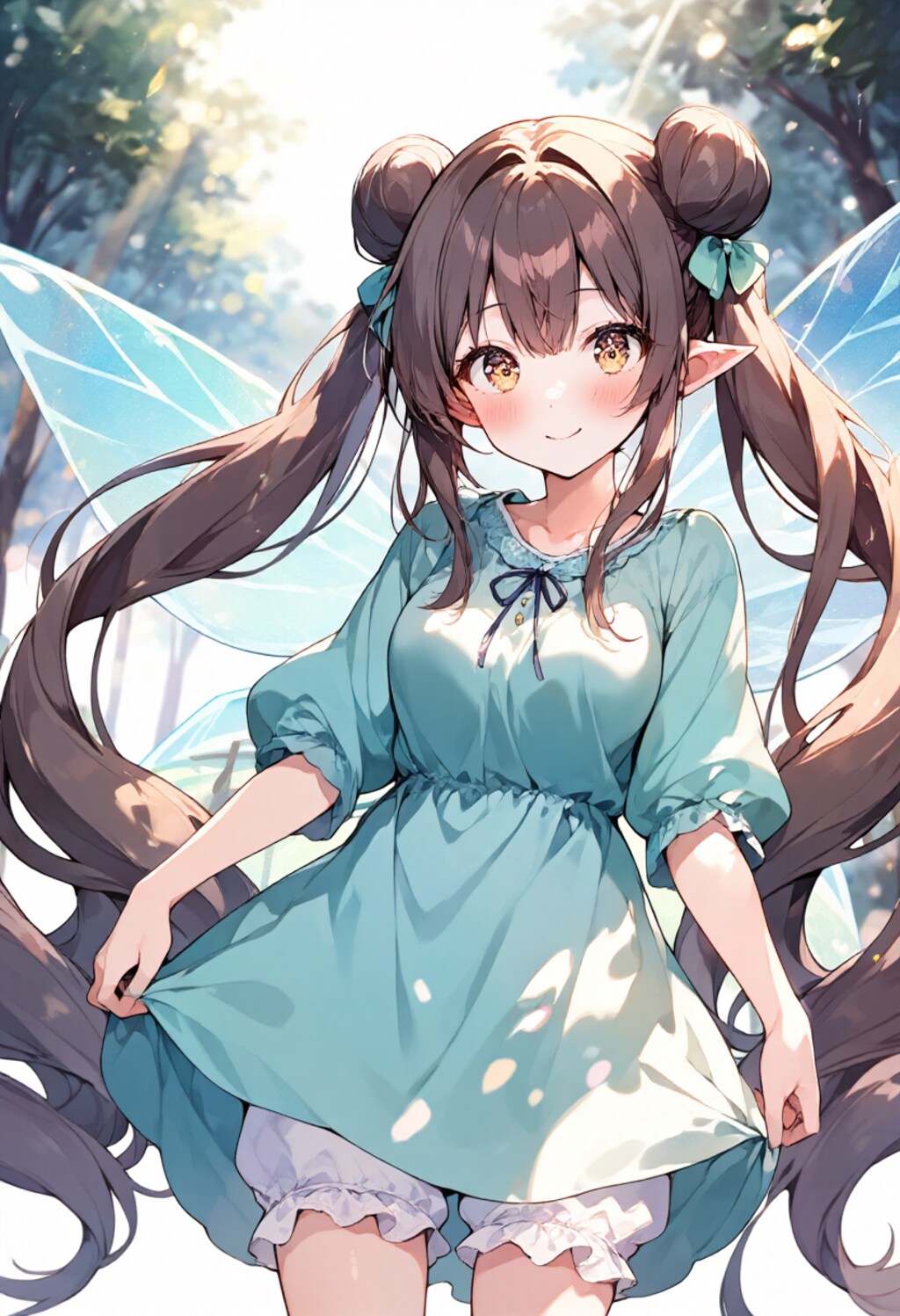 羽がはえた女の子