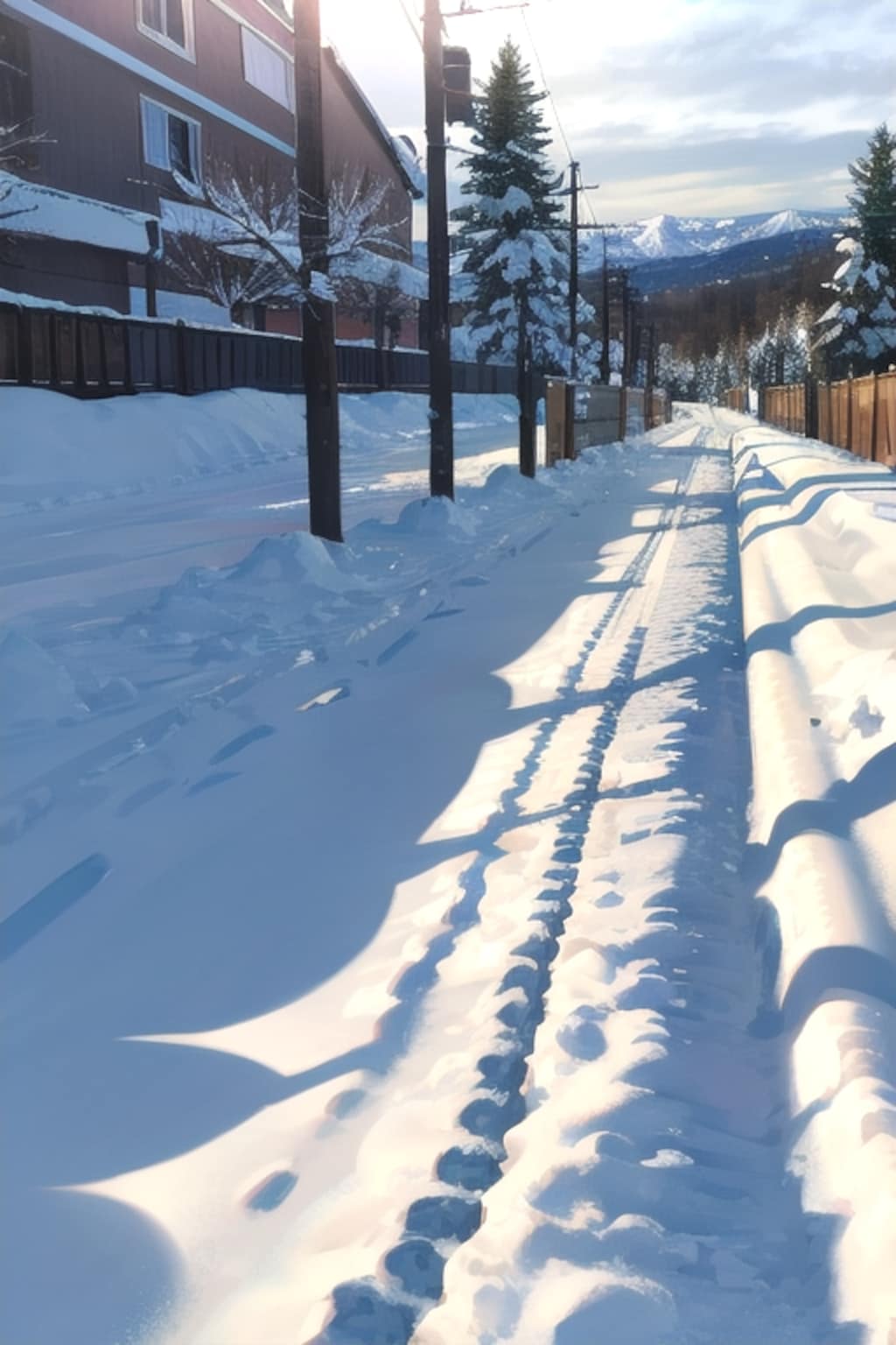 国境を蔽う雪