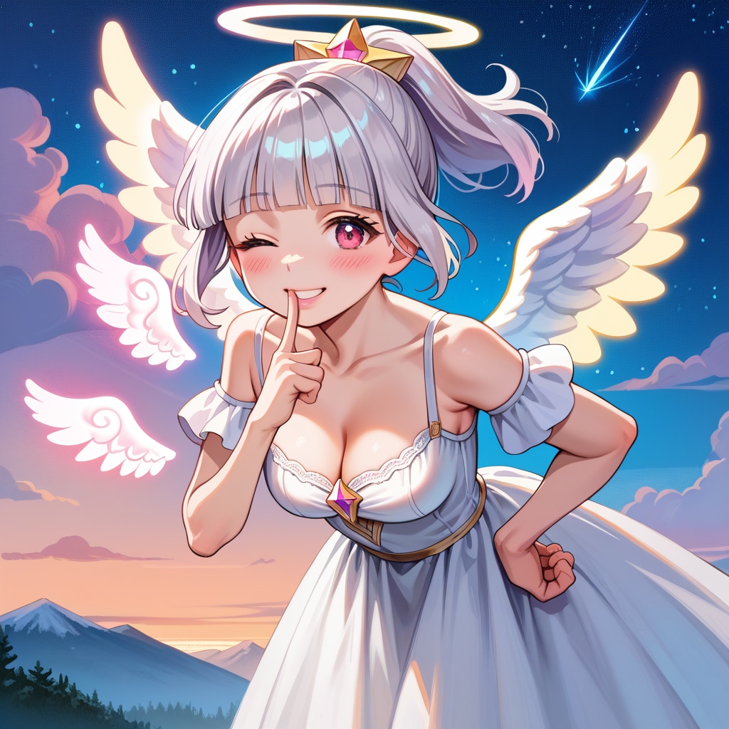 天使とにらめっこしましょ