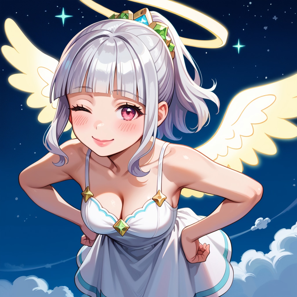 天使とにらめっこしましょ