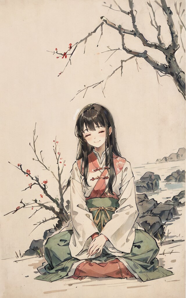 嫣然一笑