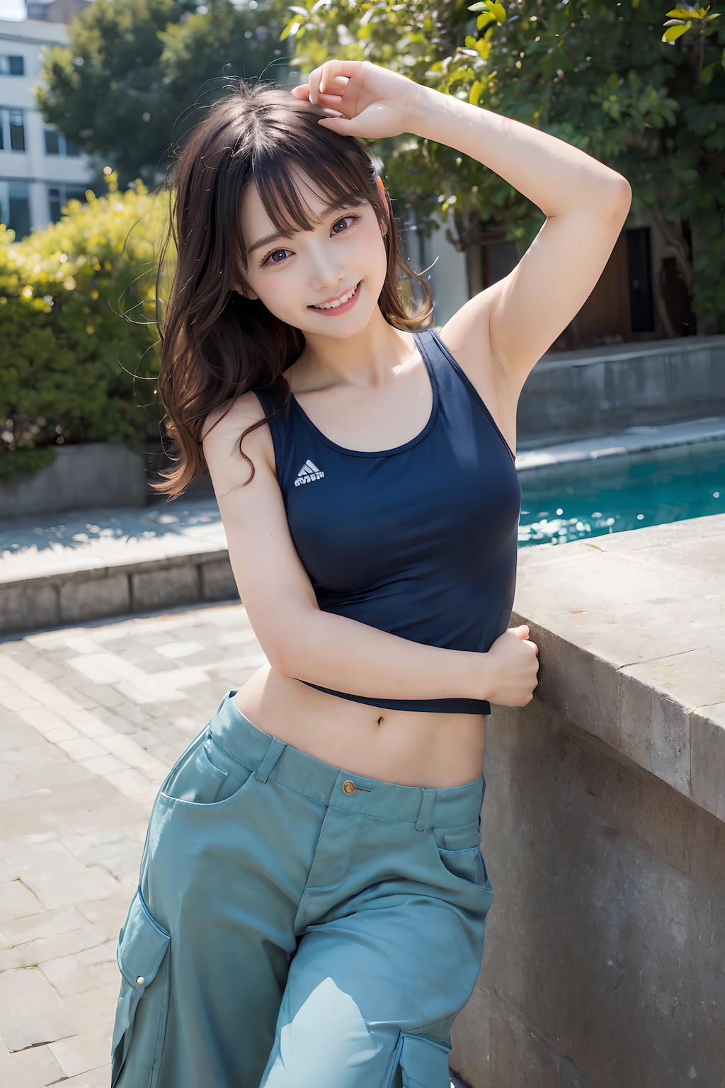 パラシュートカーゴパンツ