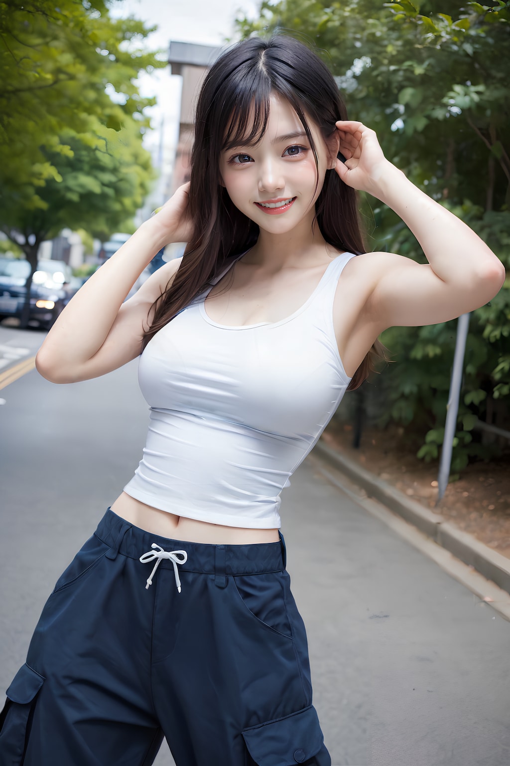パラシュートカーゴパンツ