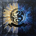 竜と月と太陽と光と闇をイメージした西洋国章 2枚目