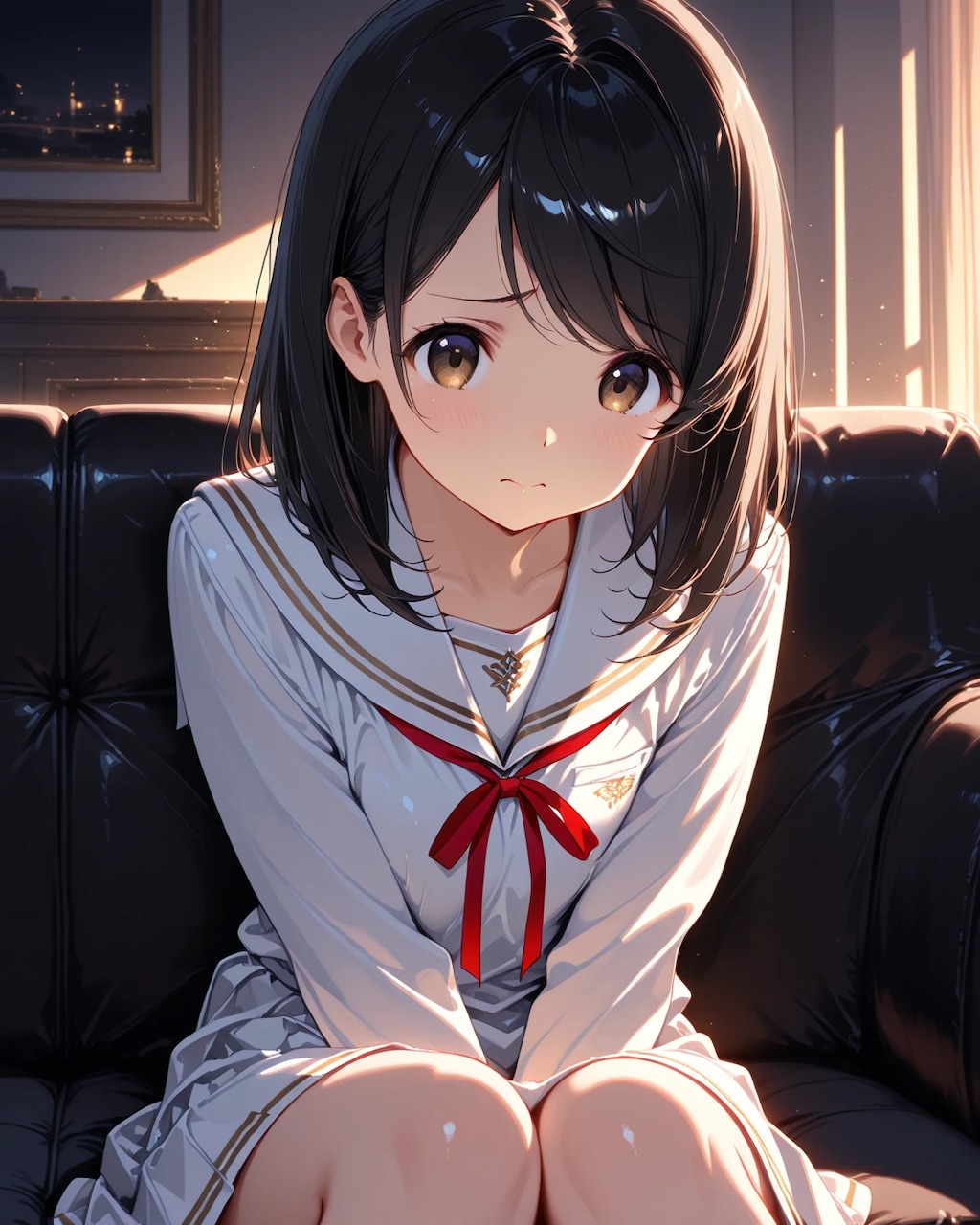 売られる少女