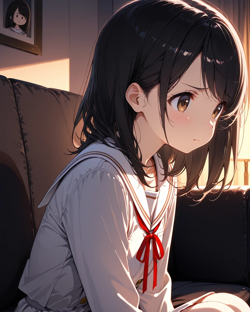 売られる少女