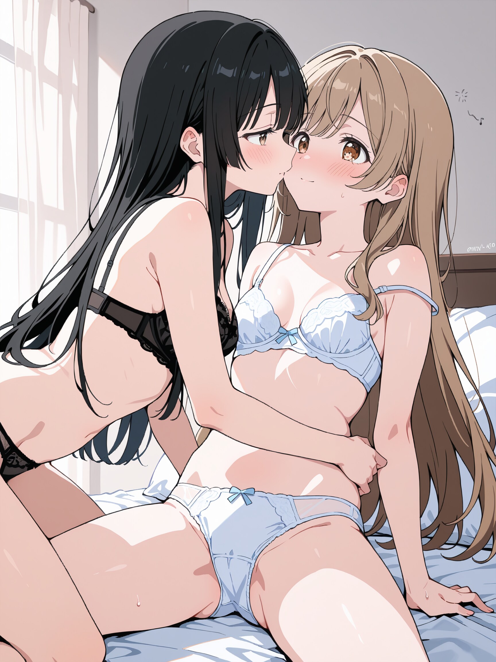 じゃれ合う二人