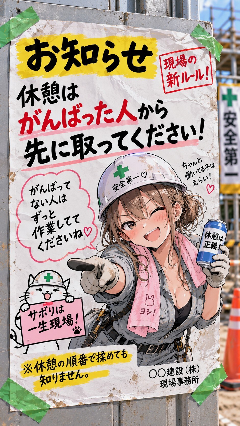 今日の貼り紙78 | の人気AIイラスト・グラビア