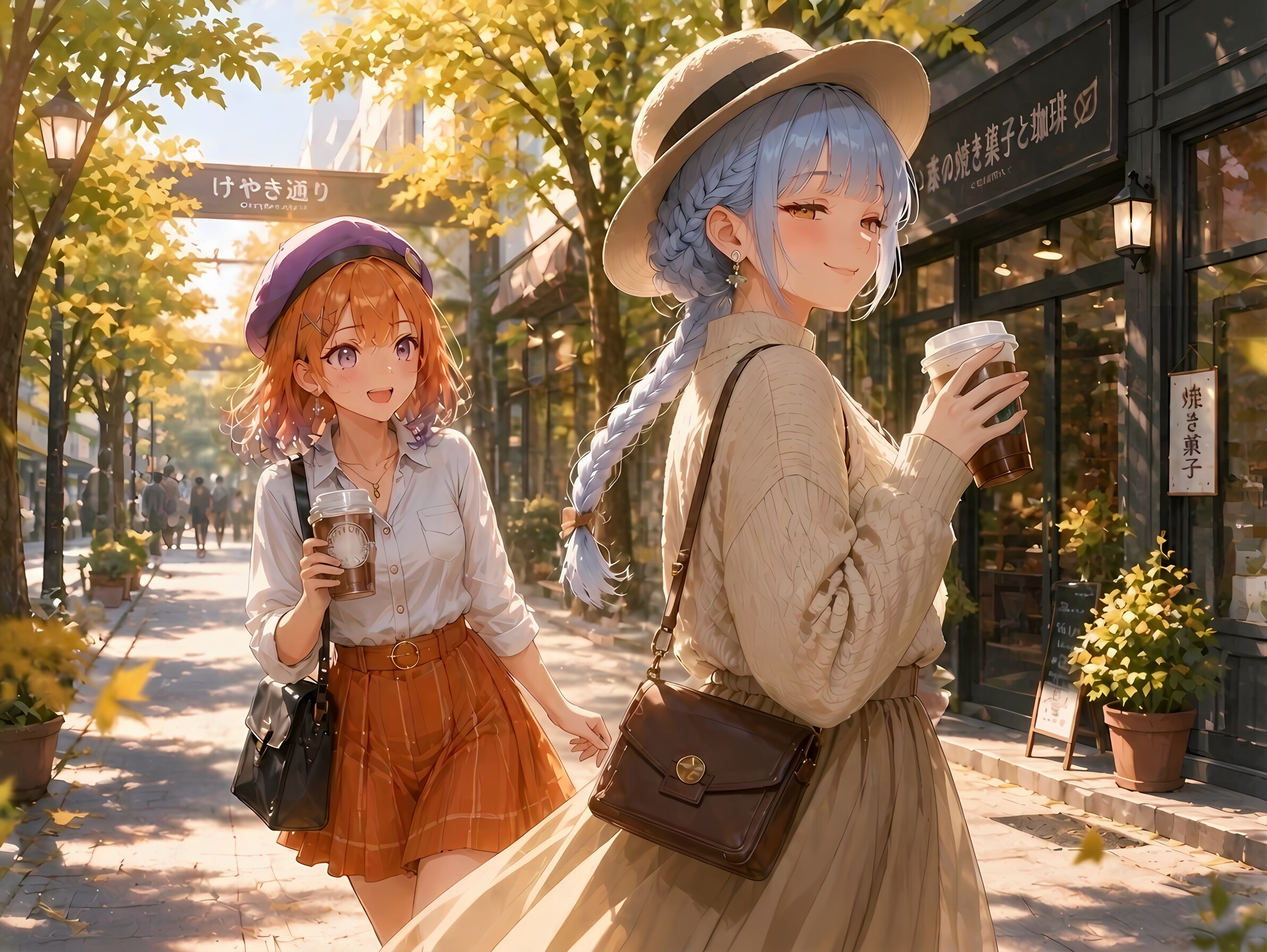 【お礼FA】織部鞠子さんとお買い物！ | の人気AIイラスト・グラビア