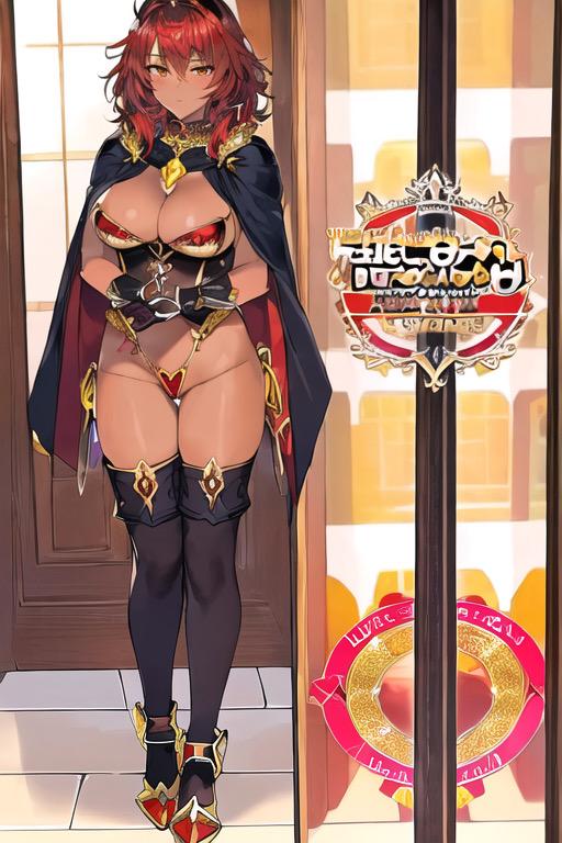 赤＆緑ビキニアーマー褐色ギャル