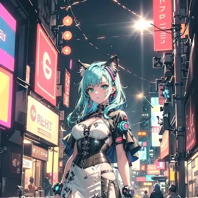 サイバーパンクシティのししょちゃん🐱