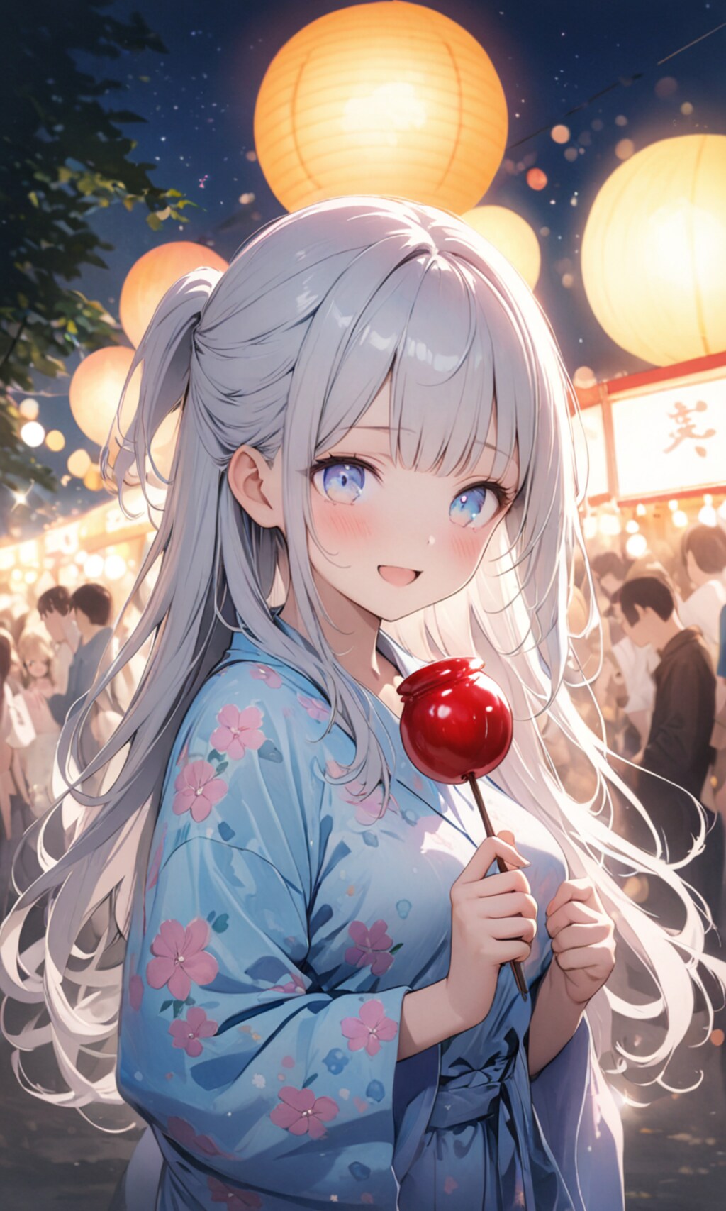 ロシア少女と縁日