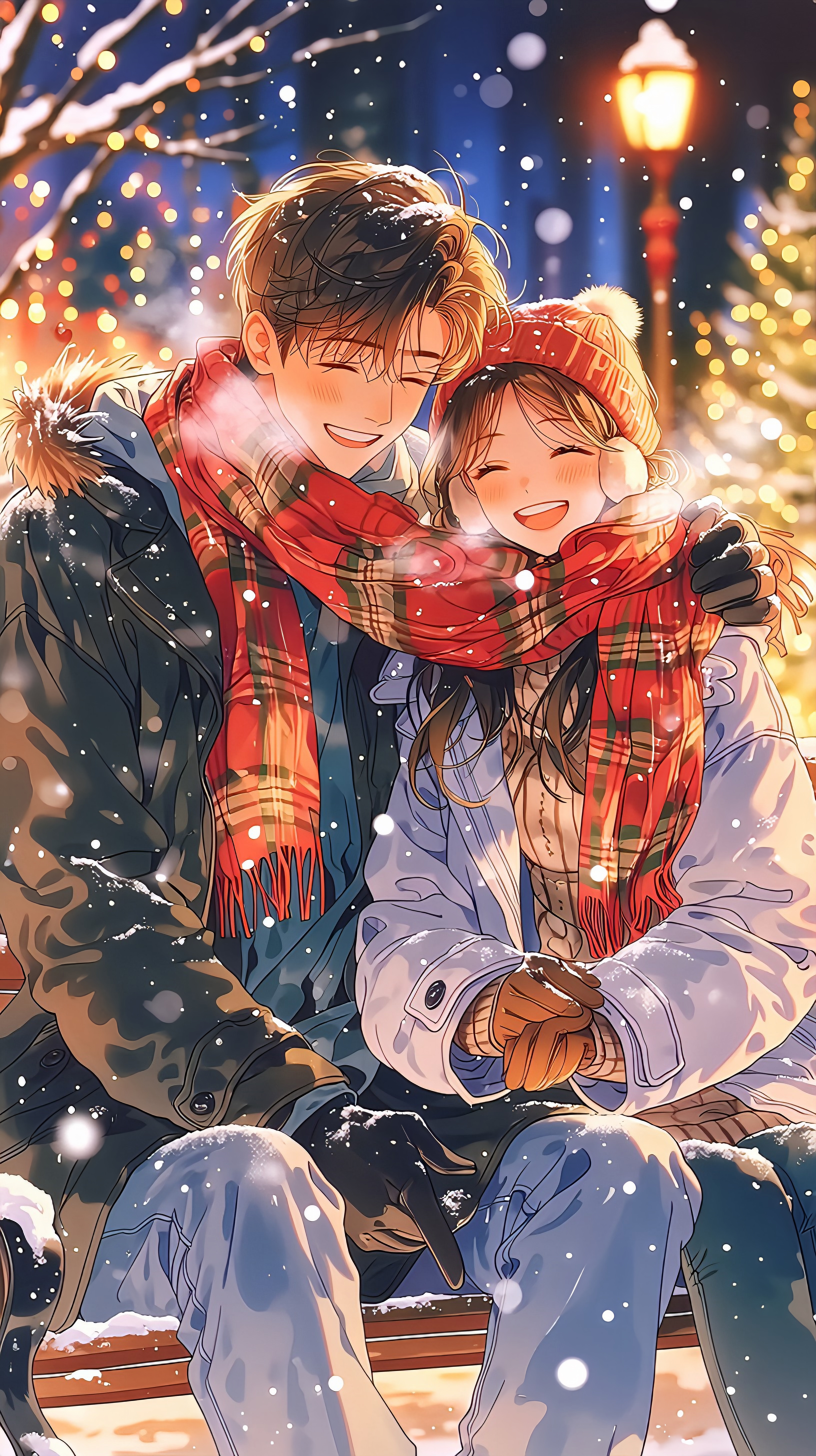 一つのマフラーで | の人気AIイラスト・グラビア