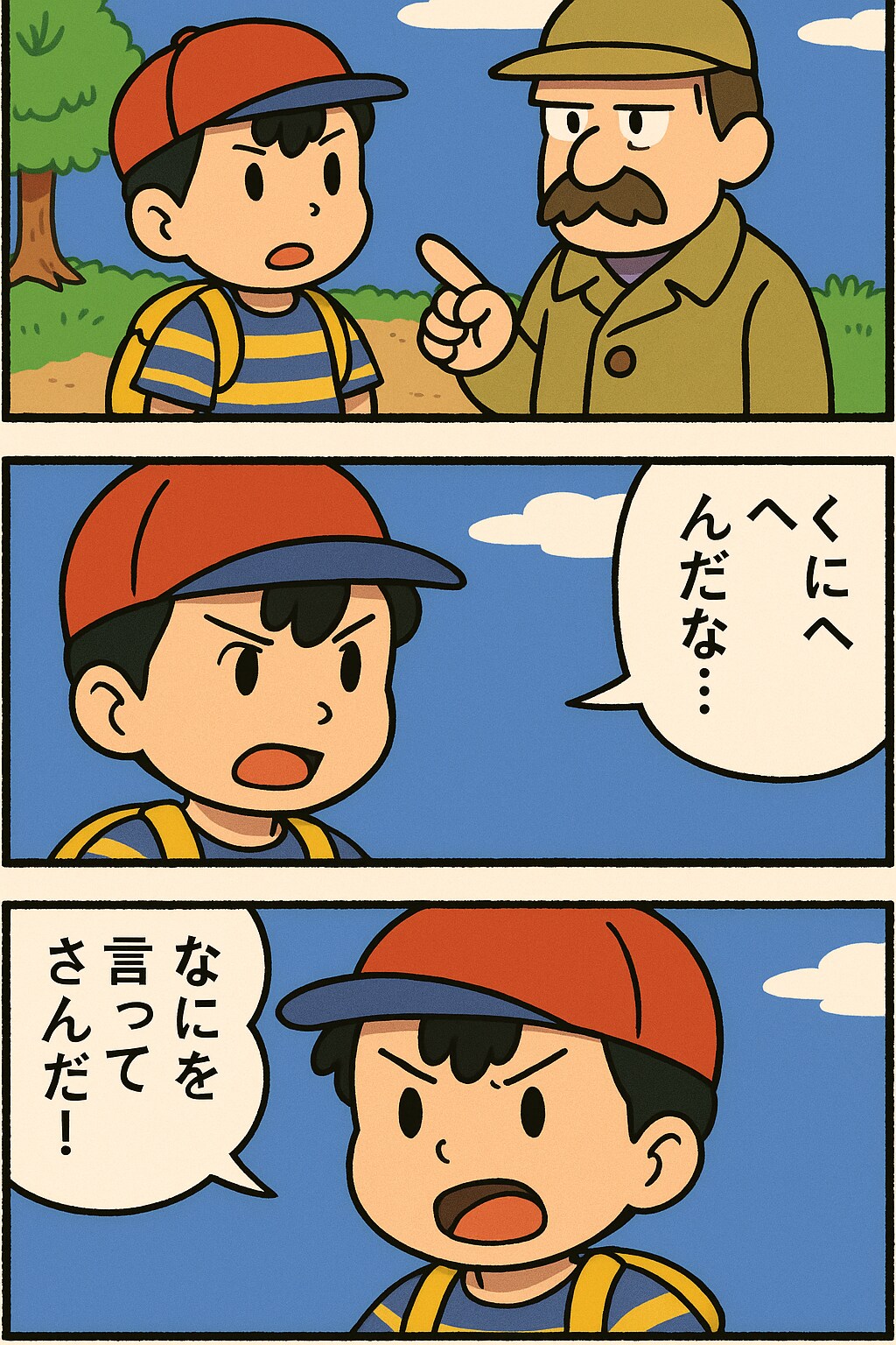 エンディングまで泣いたら駄目の、くにへかえるんだな3