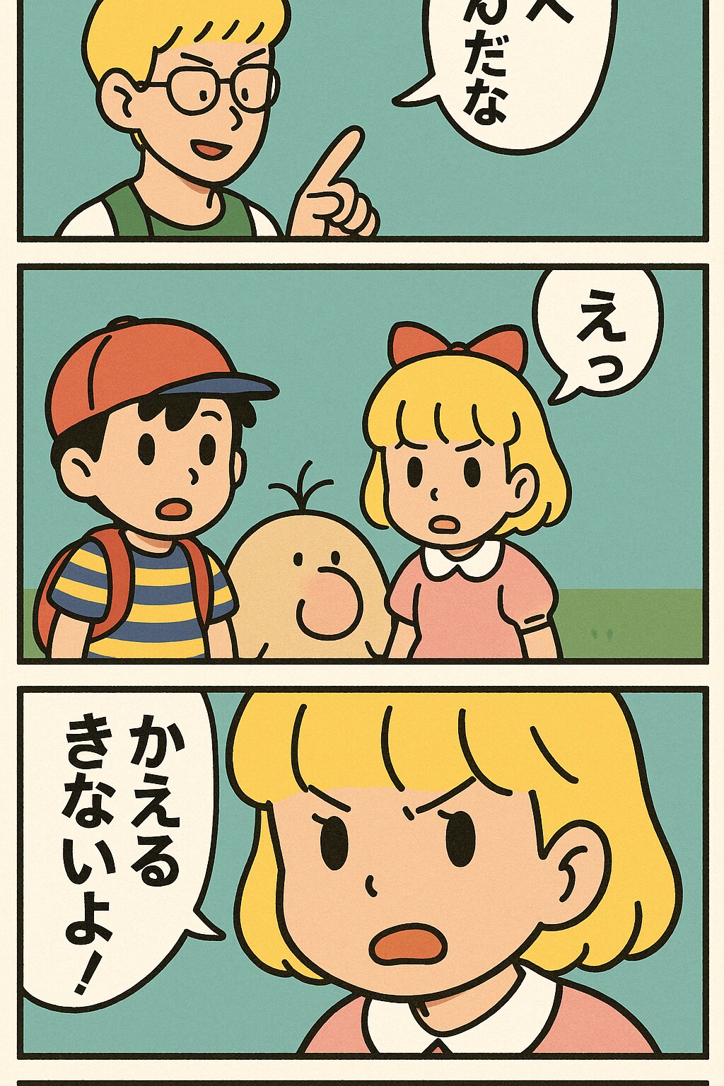 エンディングまで泣いたら駄目の、くにへかえるんだな3