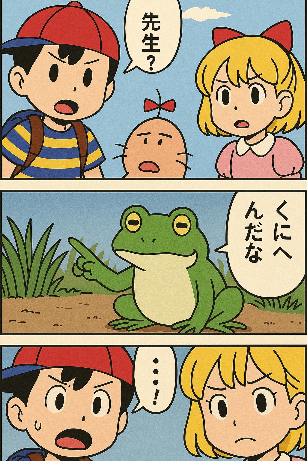 エンディングまで泣いたら駄目の、くにへかえるんだな3