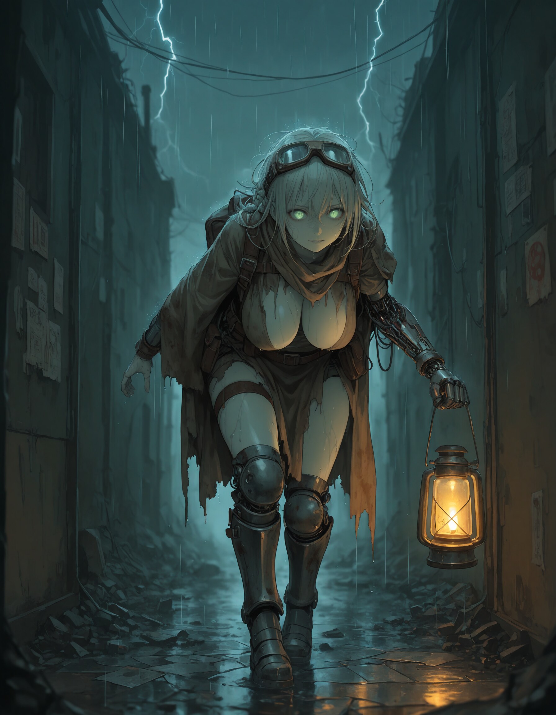 雨の日の探索
