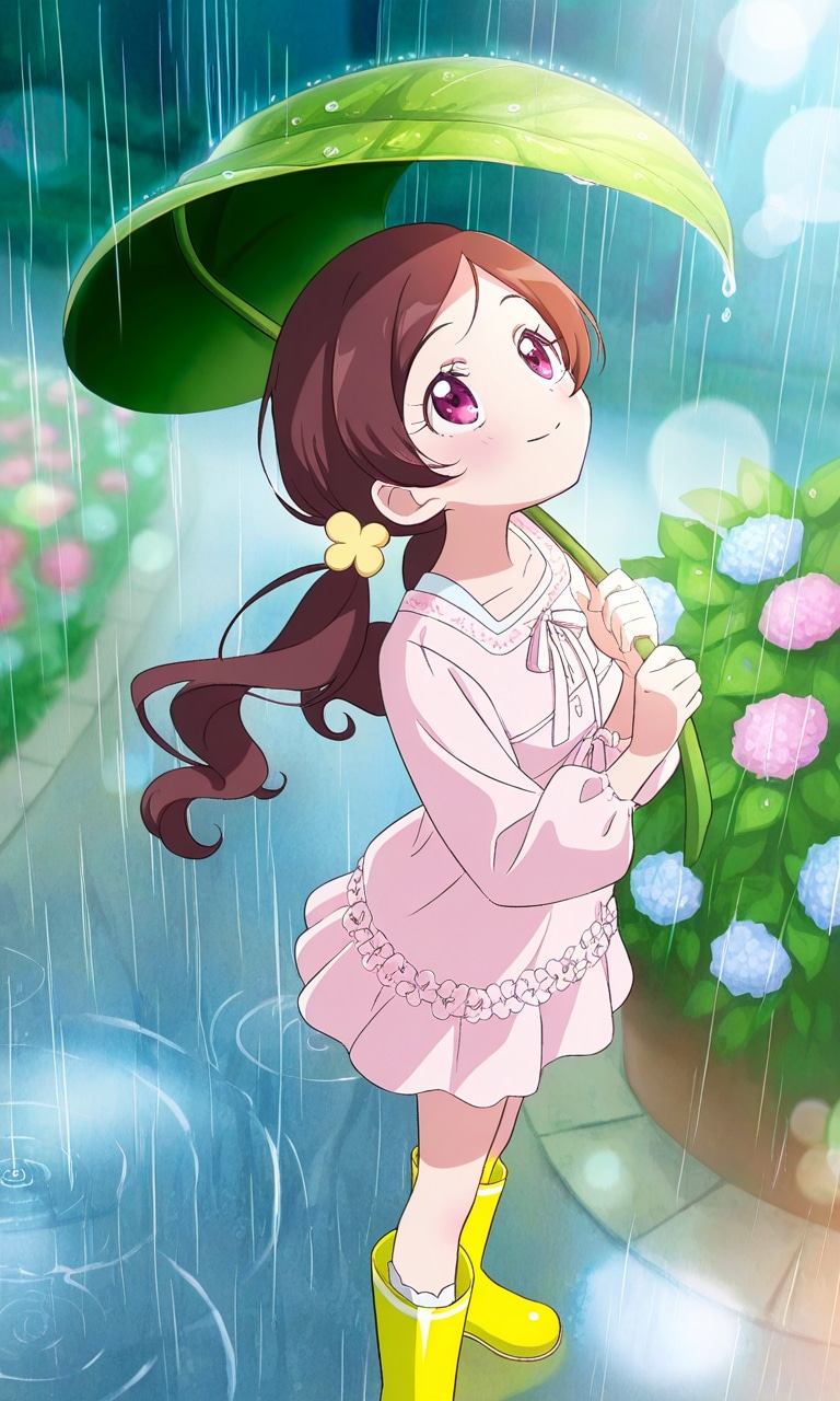 もうすぐやむかな☘️花咲つぼみ。 | の人気AIイラスト・グラビア