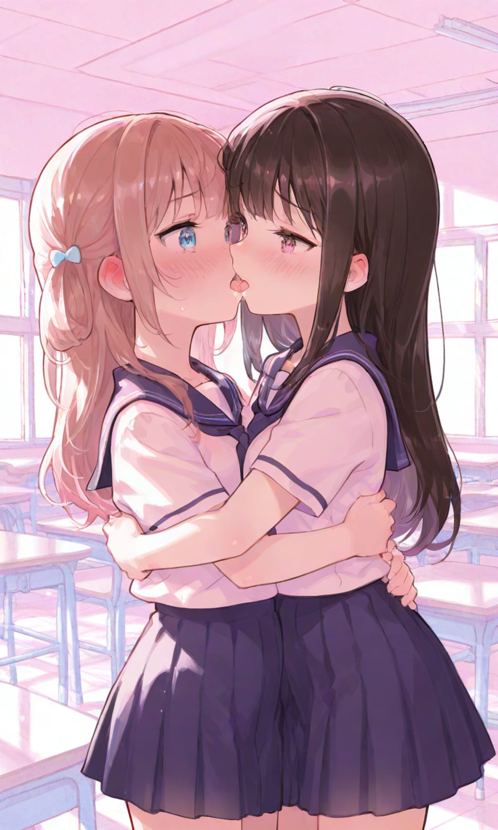 百合キス