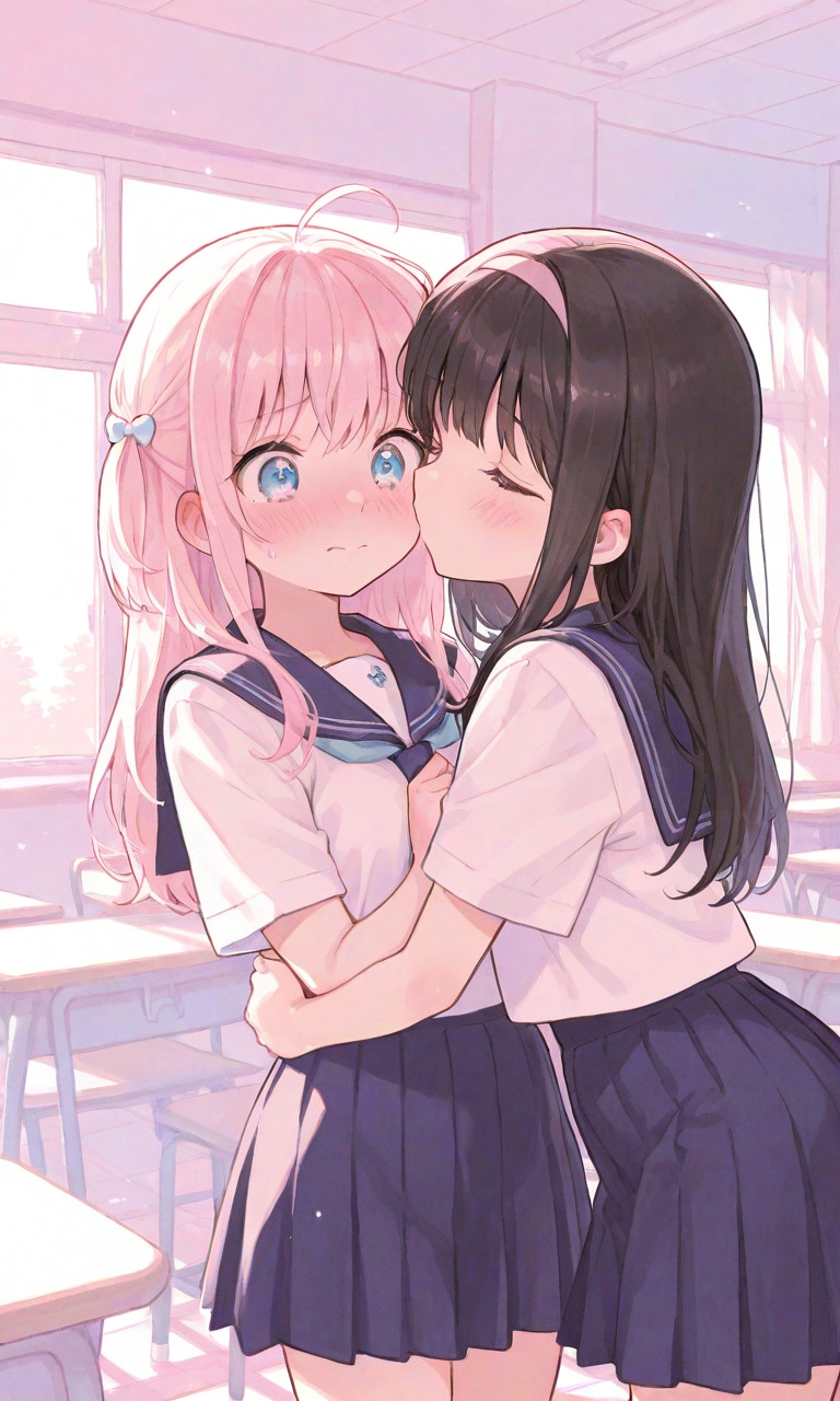 百合キス | の人気AIイラスト・グラビア