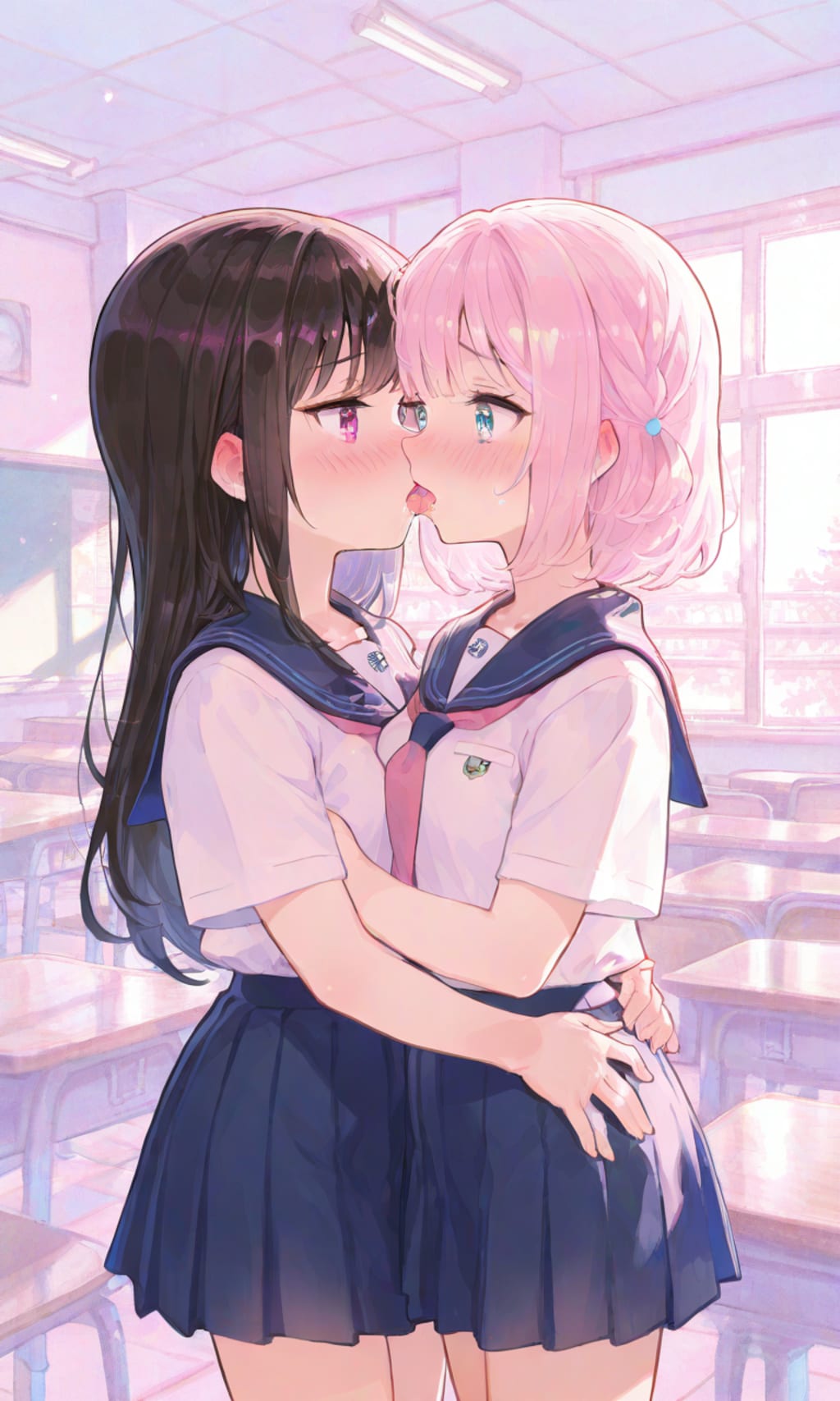 百合キス