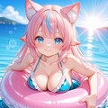 12枚）青空と浮輪② 12枚目