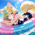 12枚）青空と浮輪② 8枚目