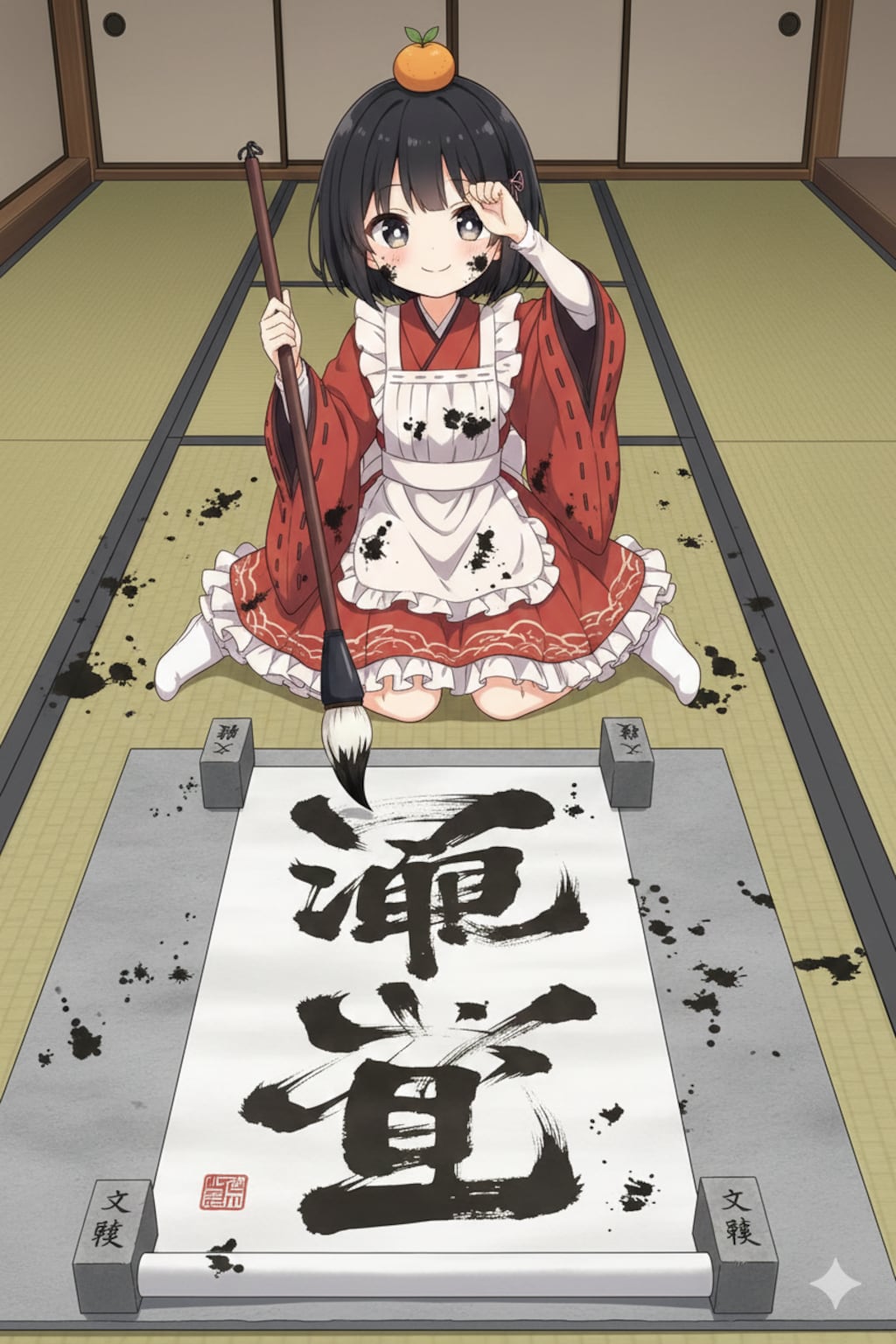 渾身の書き初め