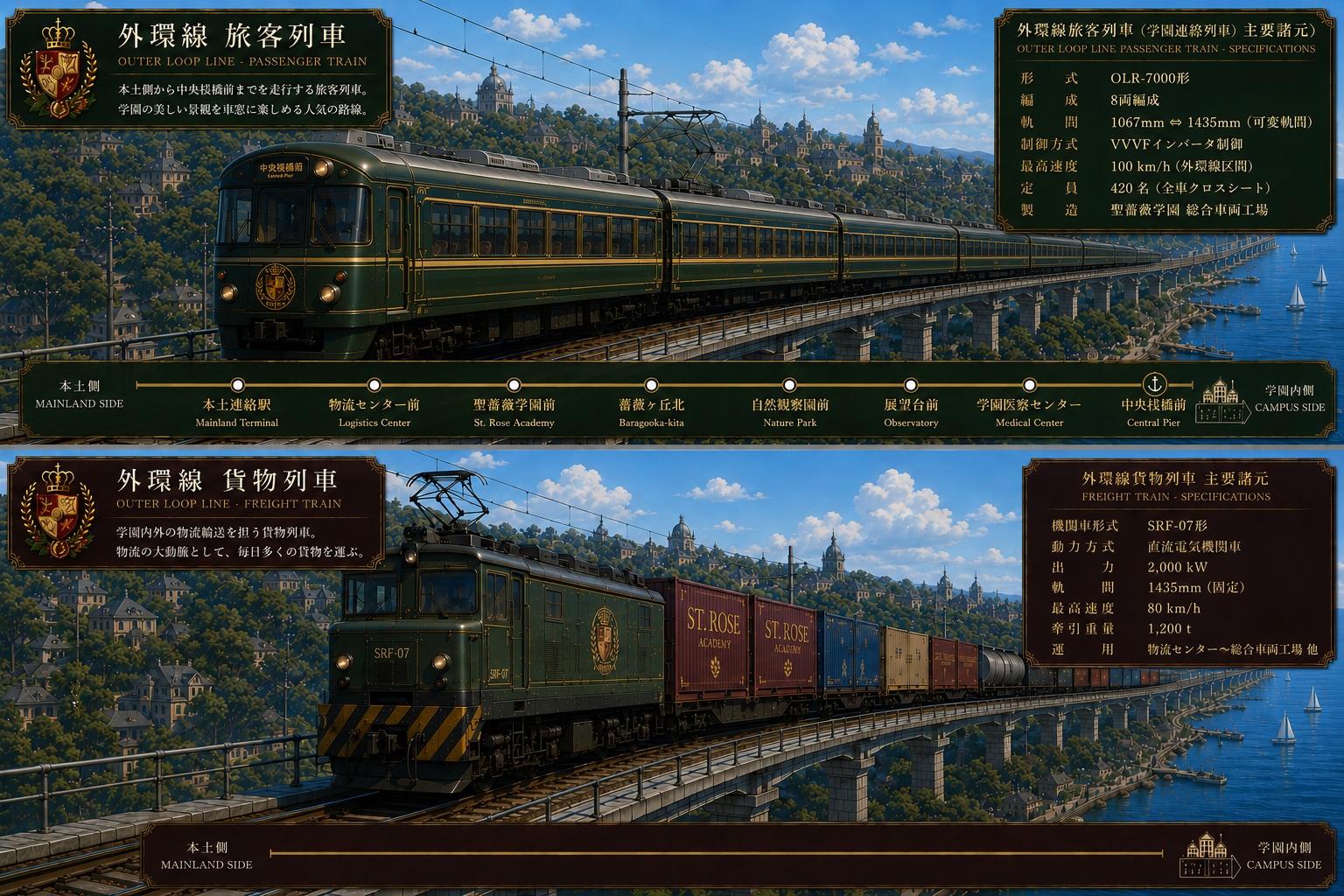 聖薔薇学園編〜外環線旅客列車＆貨物列車〜