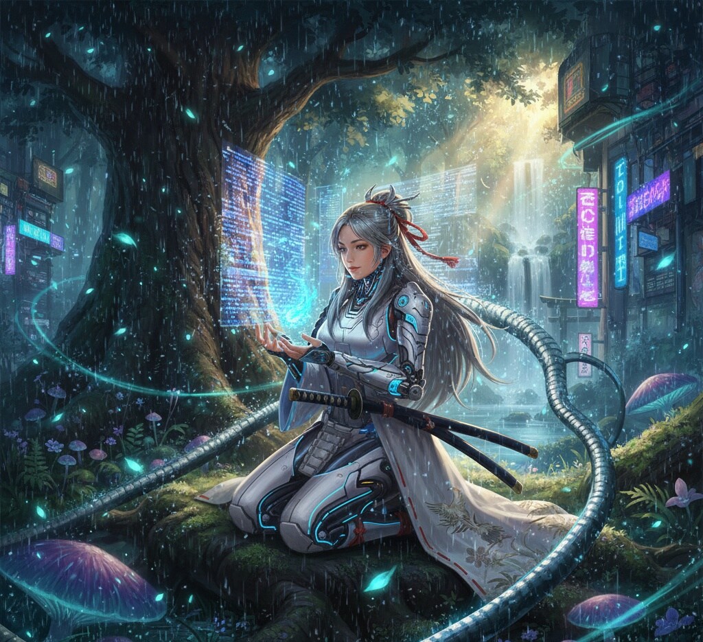 ブレードと電脳の狭間で ― 零式サムライ ― | の人気AIイラスト・グラビア