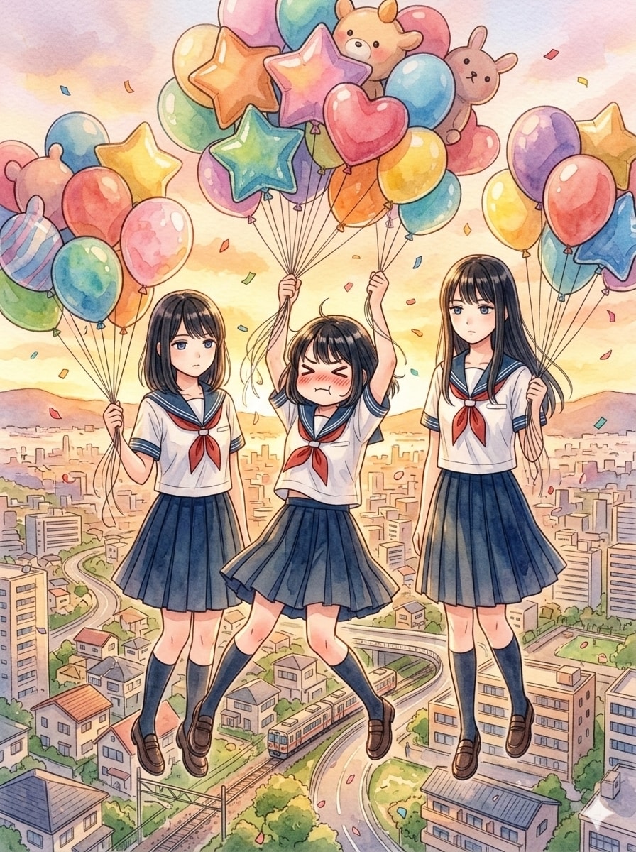 重力を感じさせない浮遊の仕方 | の人気AIイラスト・グラビア