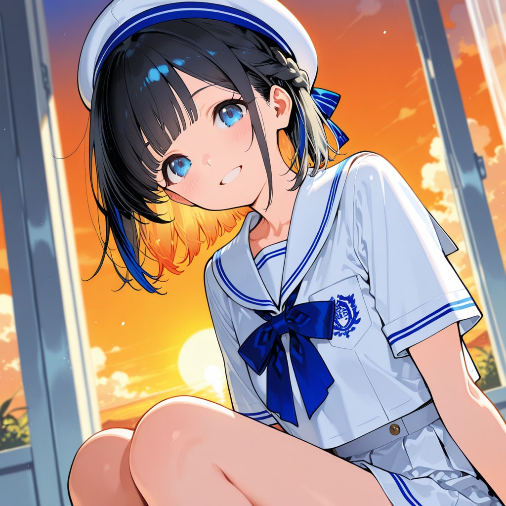 夕暮れ