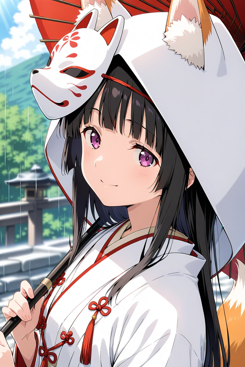 狐の嫁入り