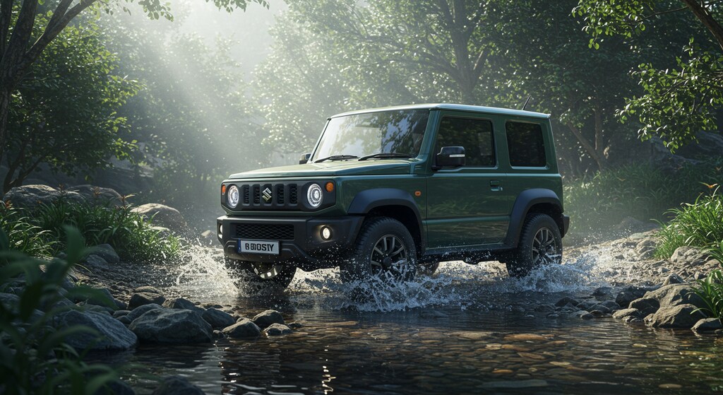 ジムニー川渡り