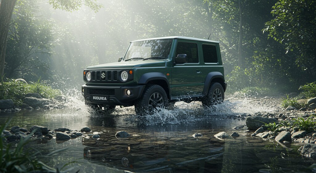 ジムニー川渡り