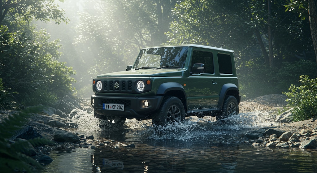 ジムニー川渡り