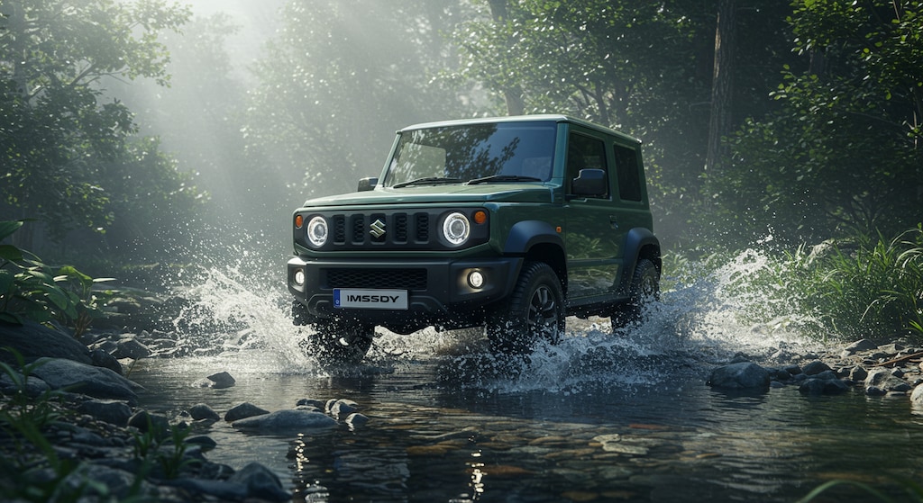 ジムニー川渡り