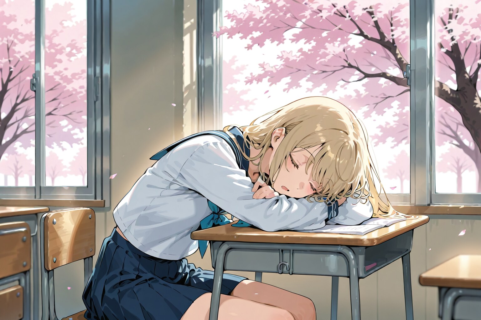 春の居眠り