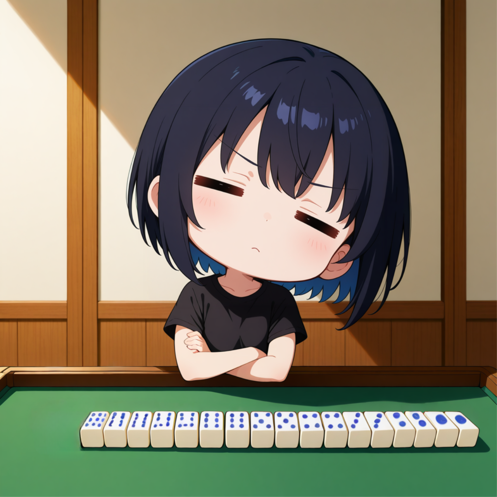 ロン！清一色九対子って何点？