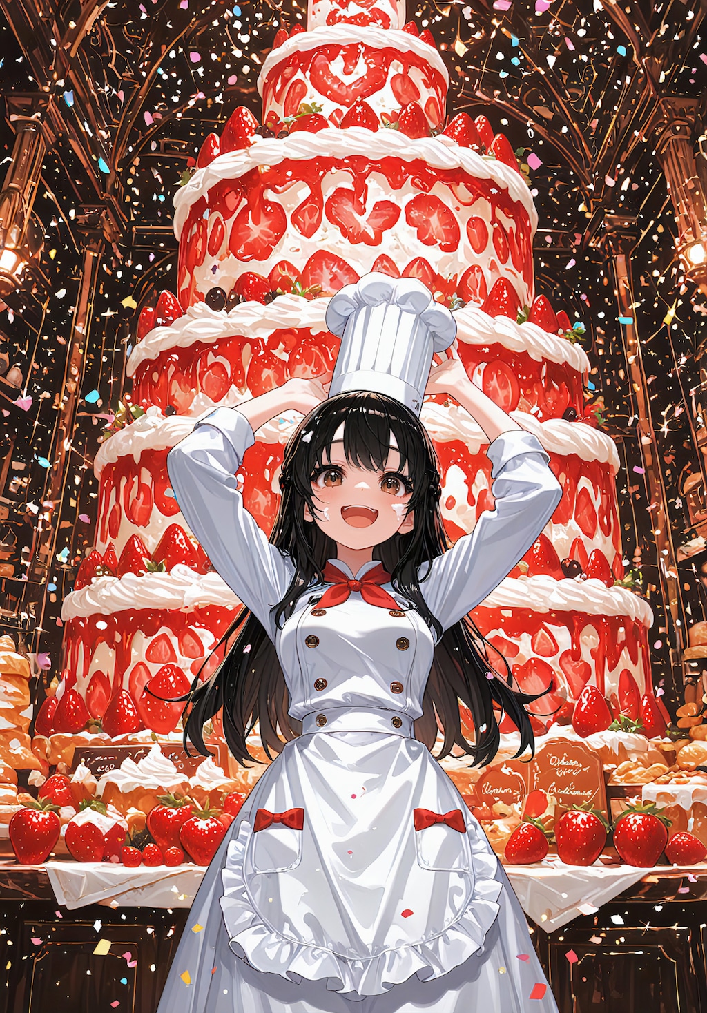 咲夜、超巨大ケーキ爆誕！