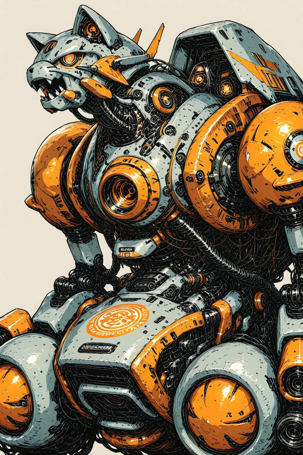 魔王軍迎撃用超巨大ネコ型ロボ、出動!!