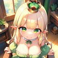 椅子に座るエルフ 3枚目