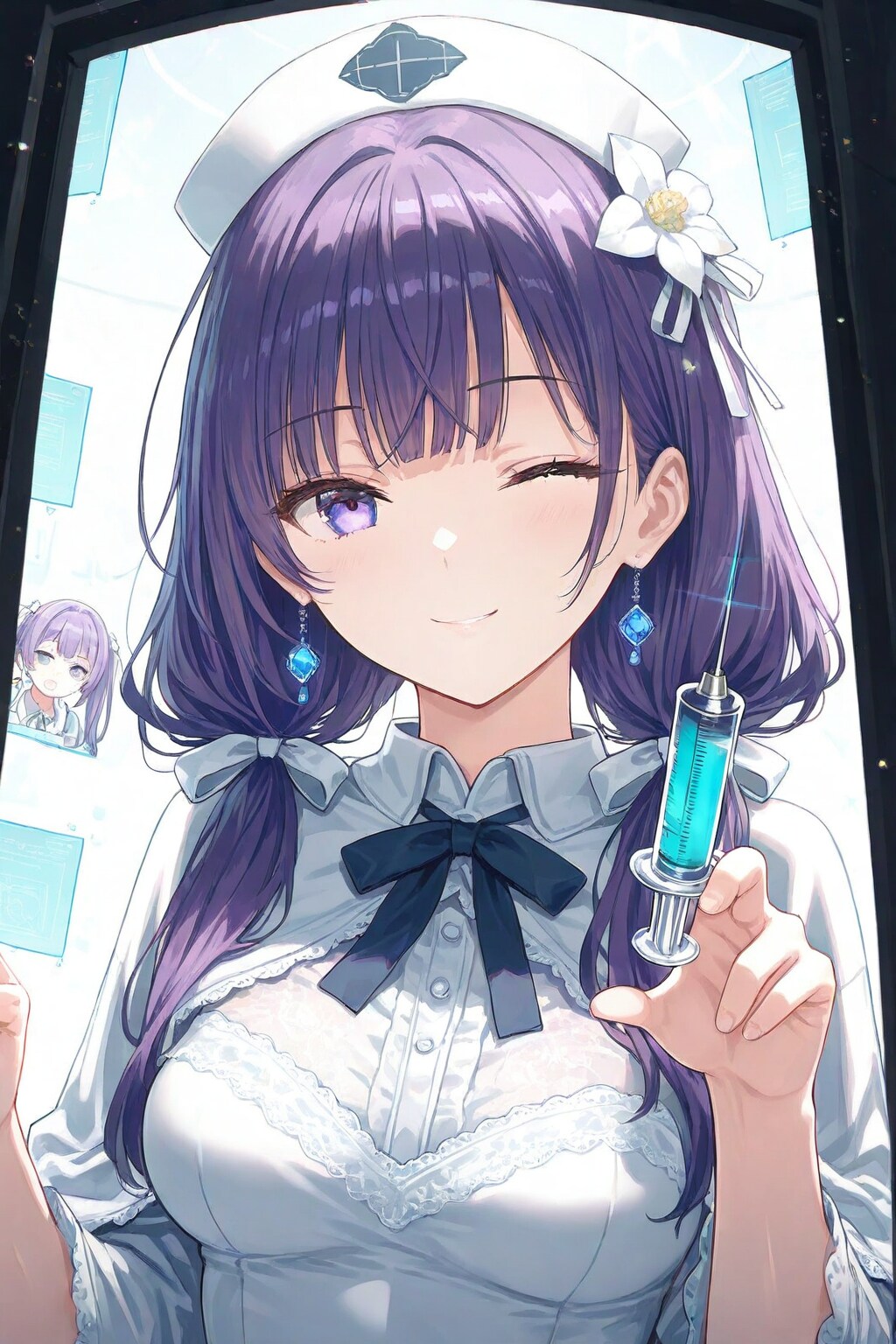 NewモデルのGRYPHONを絵梨奈ちゃんで女医さんVersionで生成したら❗️