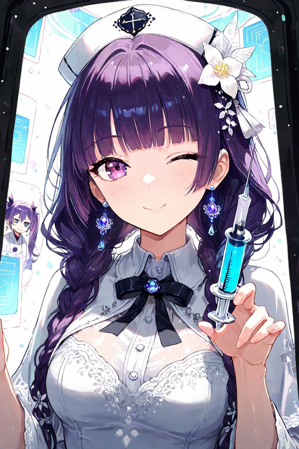 NewモデルのGRYPHONを絵梨奈ちゃんで女医さんVersionで生成したら❗️