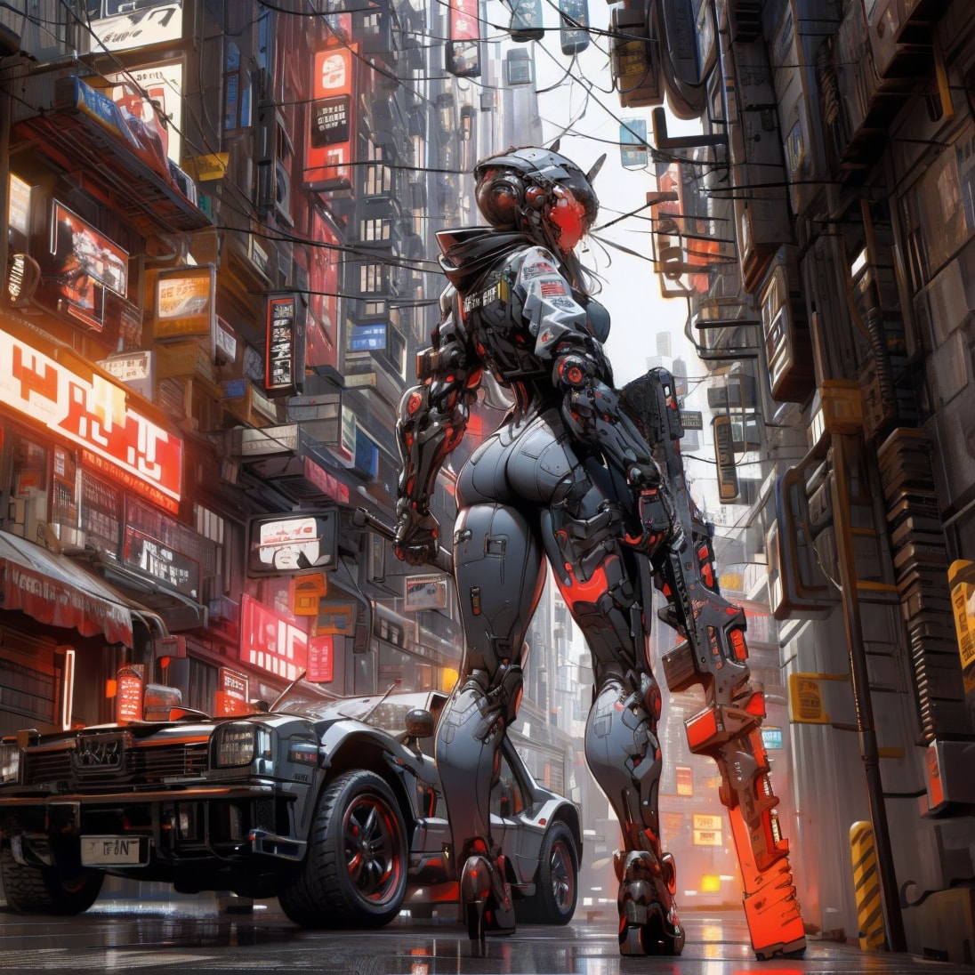 Girl and Robot906 | の人気AIイラスト・グラビア