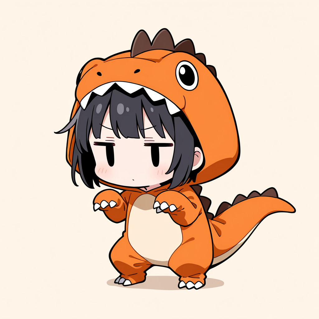 まつりの恐竜着ぐるみフィギュア