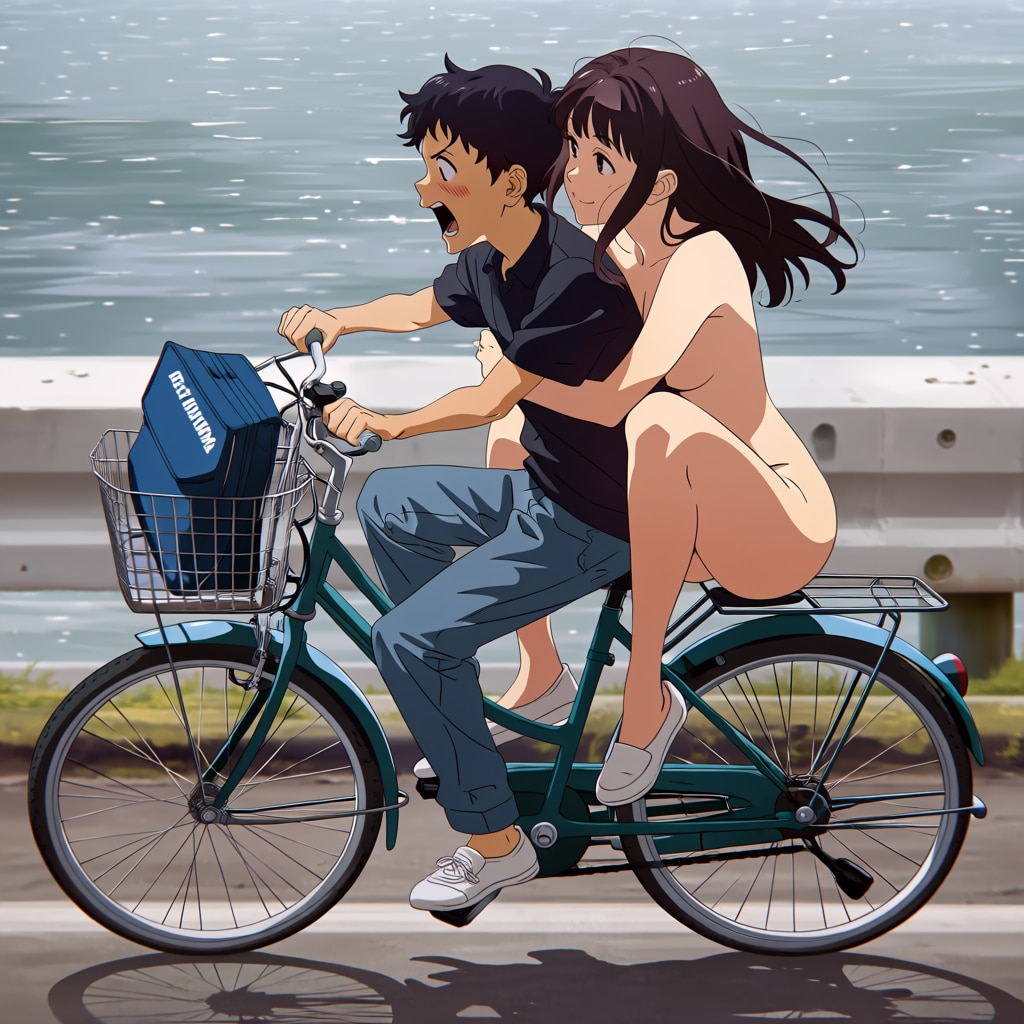 自転車の二人乗り